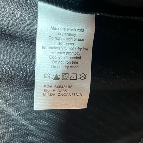 Devon & Jones Men’s Big & Tall Full Zip Jacket Dark Grey Heather New! - Picture 6 of 12